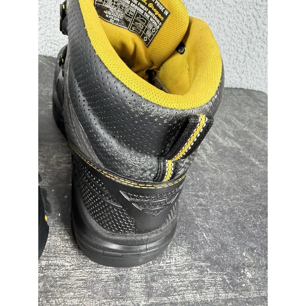 KEEN Utility Men's Logandale Mid Steel Toe WP Work Shoe Raven/Black Size 12 D